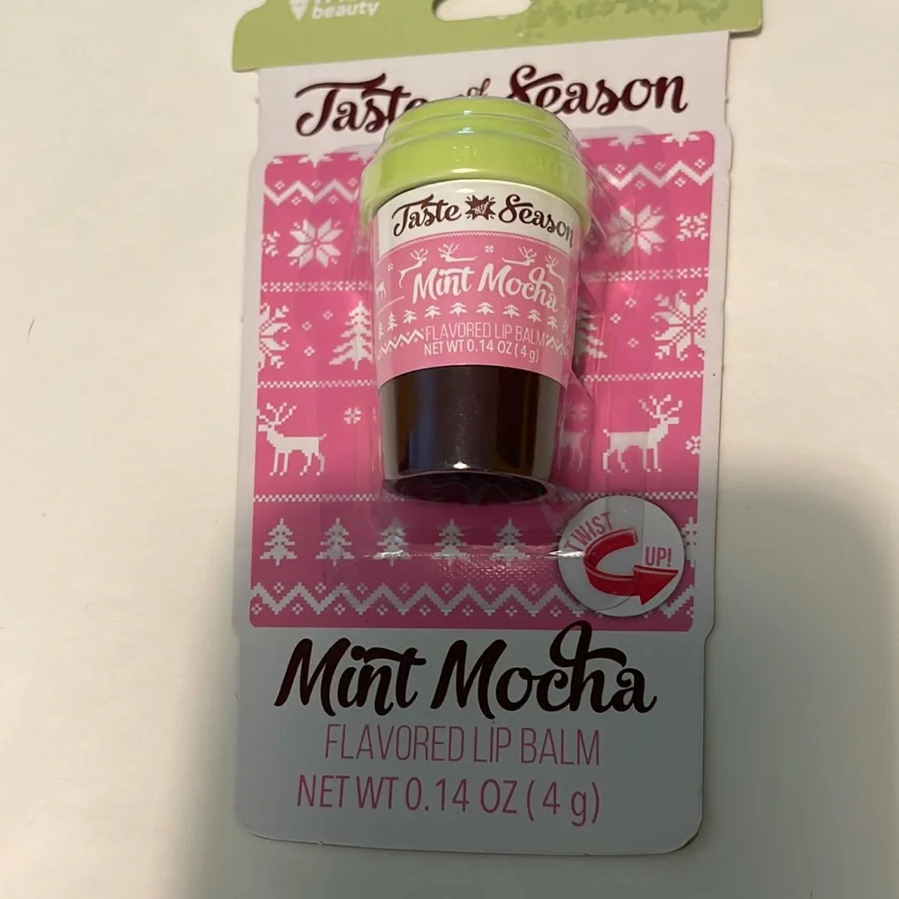 Taste of the Season mint mocha flavored lip balm